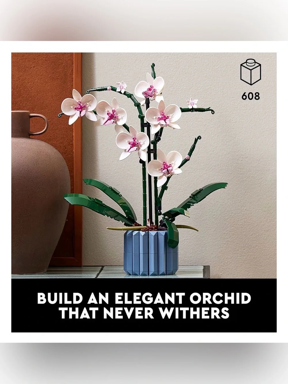 Lego decorative orchid